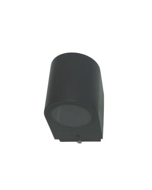 Aplique Bombe 1L GU10 Negro Plastico