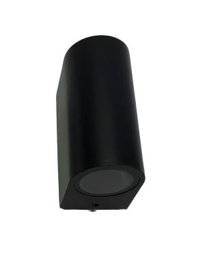 Aplique Bombe 2L GU10 Negro Plastico