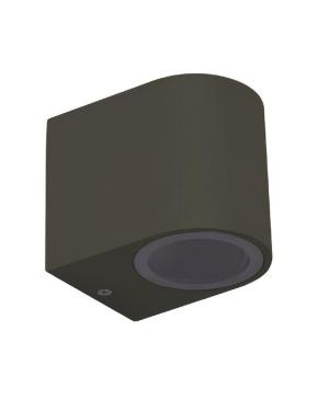 Aplique Bombe Negro Unidireccional GU10
