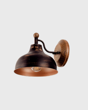 Aplique Brooklyn 1L Cobre/Negro