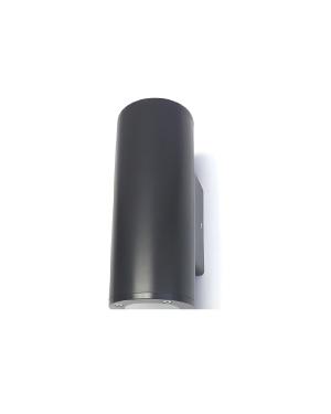 Aplique Cilindro Negro Bidireccional GU10 Policarbonato