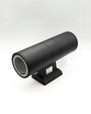 Aplique Cilindro Negro Bidireccional GU10