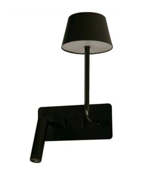 Aplique Hotel LED Doble Luz Negra
