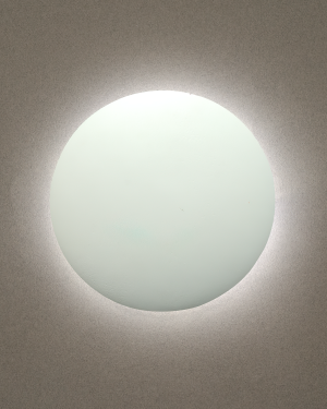 Aplque Eclipse Blanco LED 9W Calido 19cm