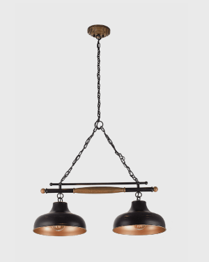 Colgante 2L Brooklyn Cobre/Negro