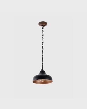 Colgante Brooklyn 1L 31cm Negro/Cobre