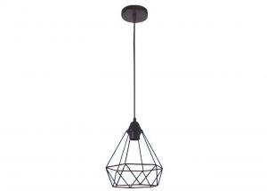Colgante Jaula Hexagonal Grande Negro