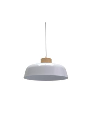 Colgante Madera/Blanco 30cm J70