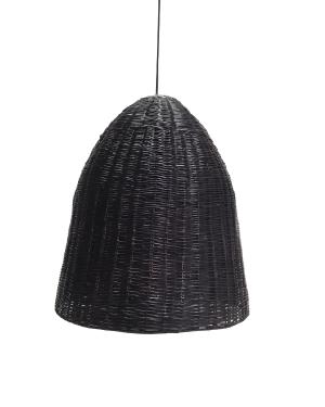 Colgante Rattan 50cm Negra GA001