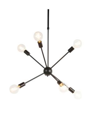 Colgante Sputnik 6L Negro 6470P