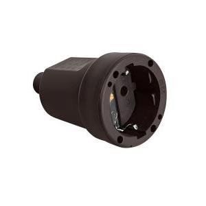 Hembra Shucko Negra Goma Contactum