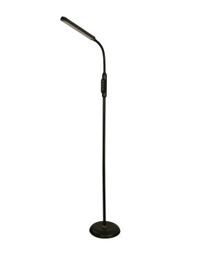 Lámpara de Pie Negra LED 7W