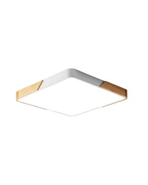 Plaf Moro Cuad 30CM 18W Cálido Blanco