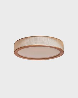 Plafón Apollo LED 53cm Castaño