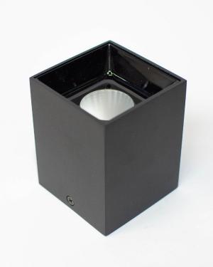 Plafon LED 10W Negro Calido