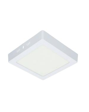 Plafón LED 12W Cuadrado Frío