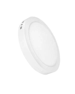 Plafón LED 24W Rdo Cálido Blanco