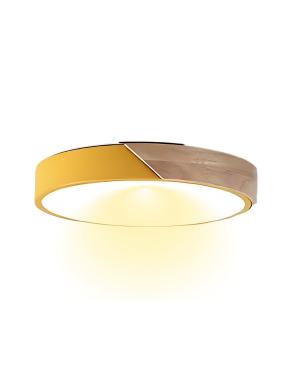 Plafon LED 36W Moro 40cm Amarillo Redondo