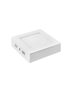 Plafon LED 6W Cuadrado Calido