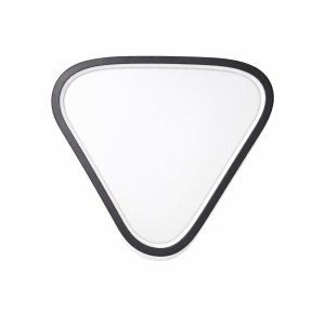 Plafón LED Triángulo Negro 50cm