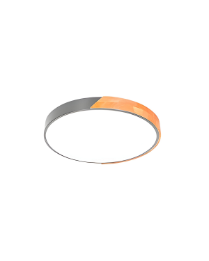 Plafon Moro Rdo Gris 23cm 12W Calido