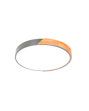 Plafon Moro Rdo Gris 30cm 18W Calido