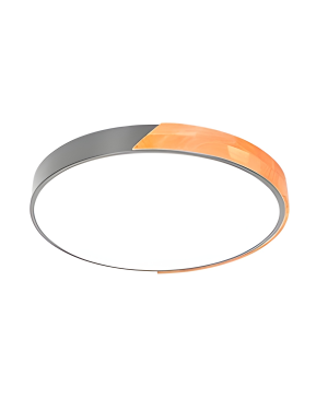 Plafon Moro Rdo Gris 50cm 38W Calido
