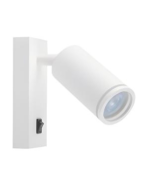 Spot 1L GU10 Blanco C/Interruptor