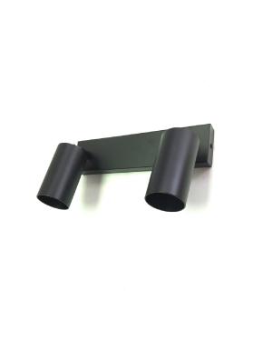 Spot 2L GU10 Negro Cilindro 8662