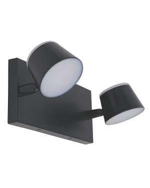 Spot 2L Negro LED 7W Cálido Plástico