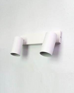 Spot 2 Luces GU10 Blanco 8662