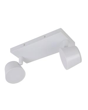 Spot LED 2L 7W Cálido Blanco Plástico