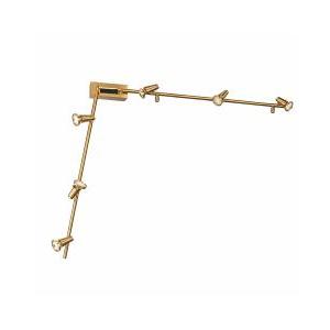Spot Milano 6 Luces Dorado