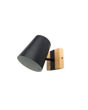 Spot Nordico Negro 1 L E27