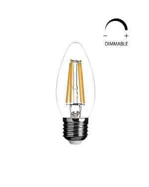 Vela LED Filamento 4W E27 Dimerizable