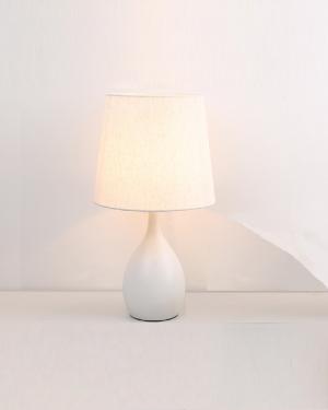 Veladora Metàlica Blanca C/Pantalla 40cm