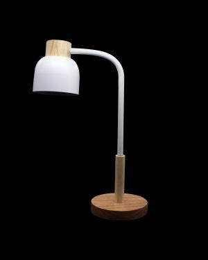 Veladora Madera/Blanco LED 5W