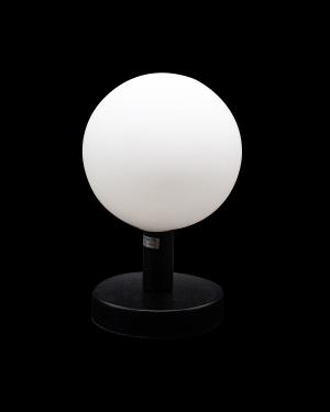 Veladora Negra Globo VIdrio G9